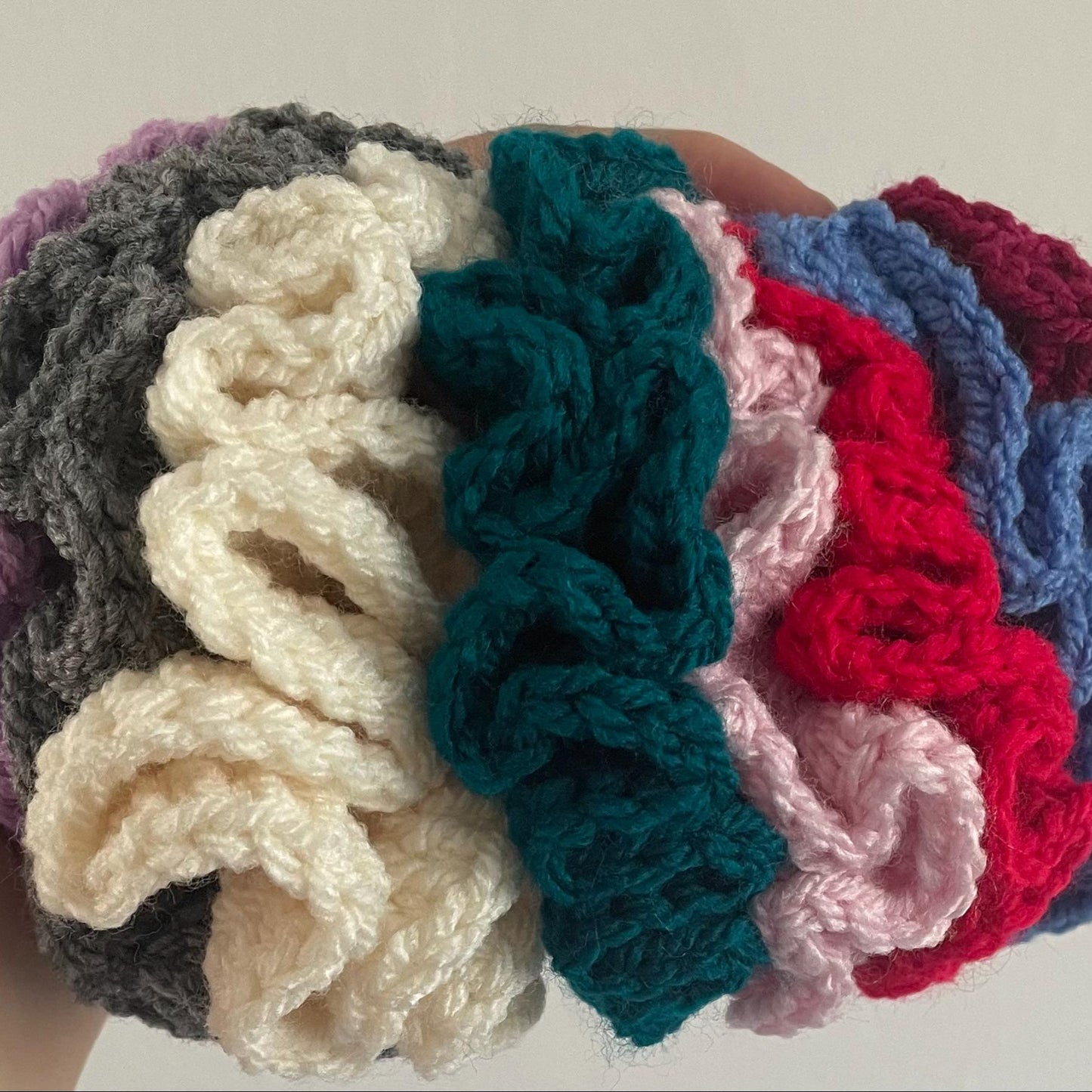 Beautiful Handmade Crochet Scrunchie