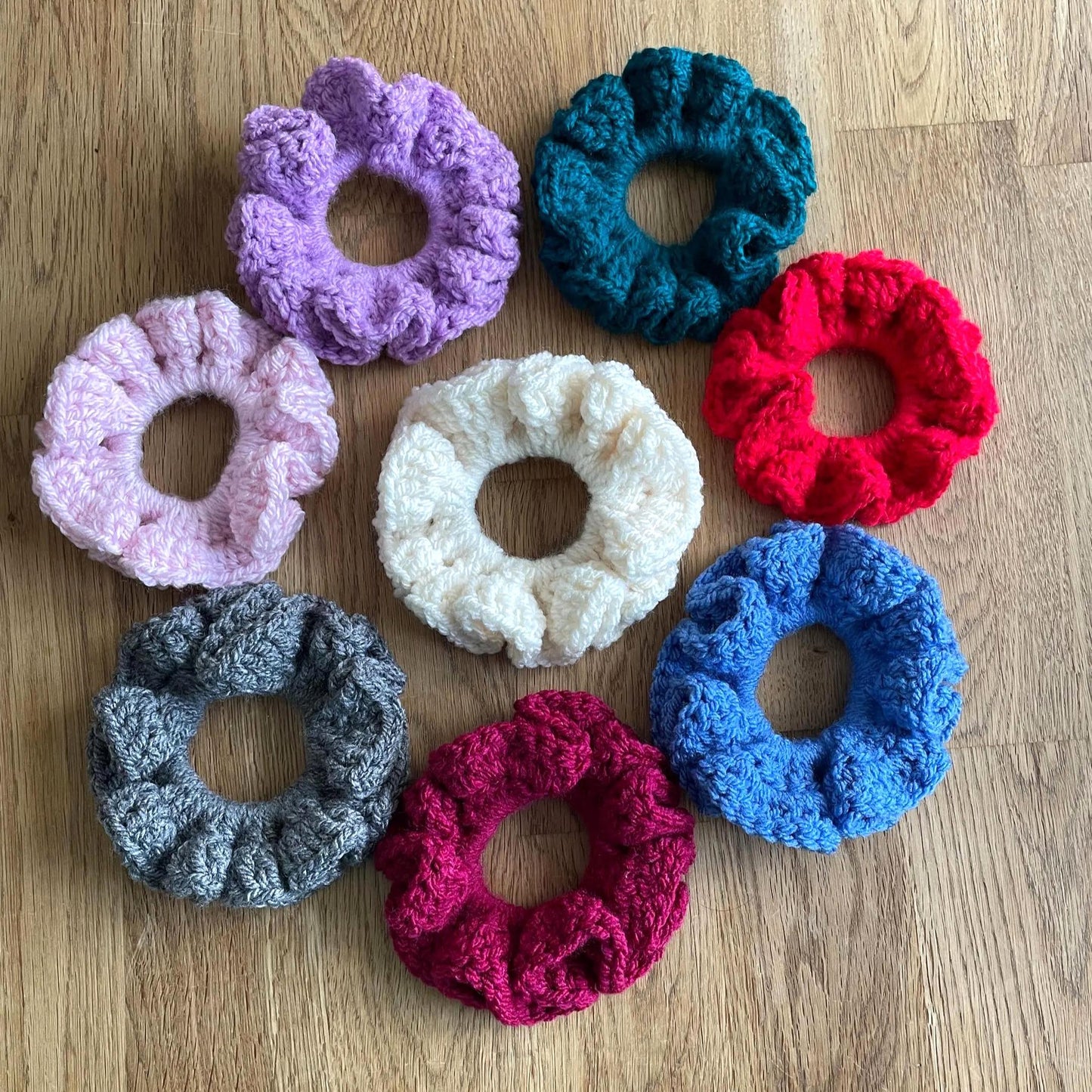 Beautiful Handmade Crochet Scrunchie