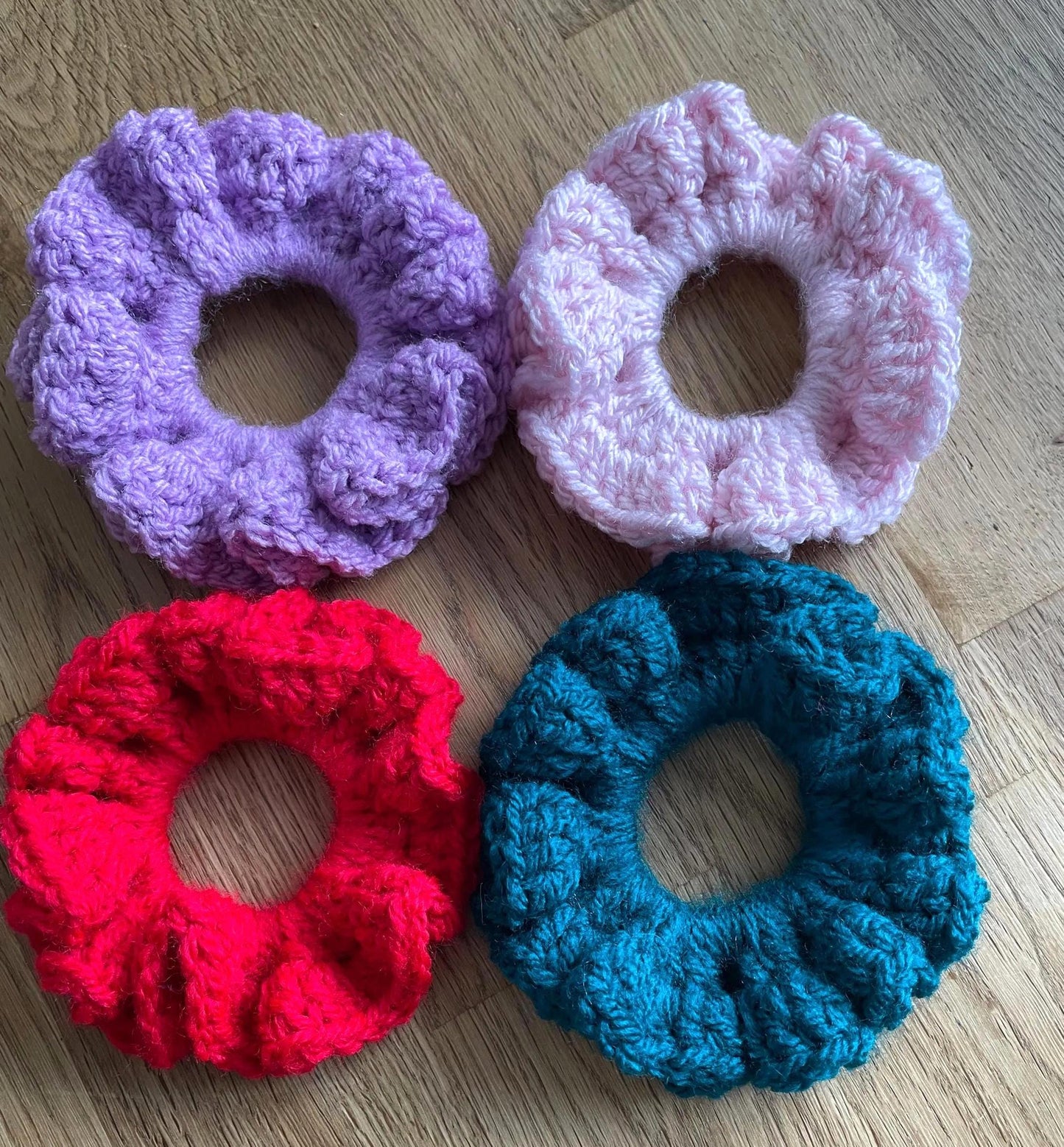 Beautiful Handmade Crochet Scrunchie