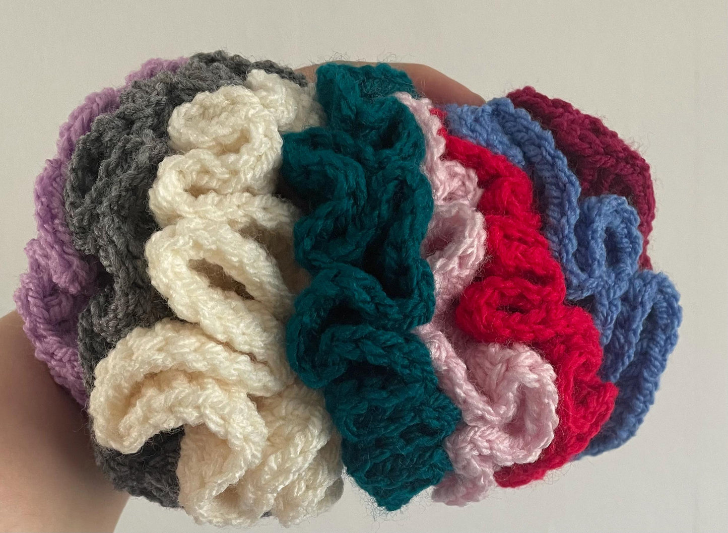 Beautiful Handmade Crochet Scrunchie