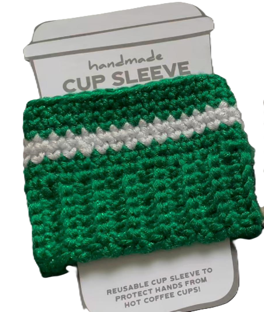 Crochet cup cosy/sleeve  pattern