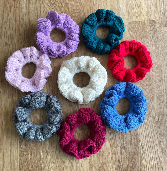 Beautiful Handmade Crochet Scrunchie